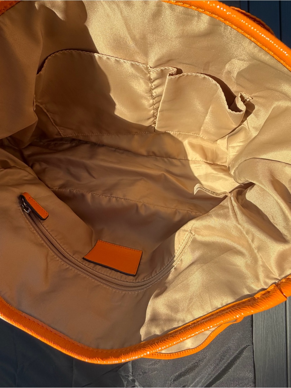 Authentic Coach F77490 Citrine Orange Signature Nylon Messenger Crossbody Y2K - Picture 8 of 14